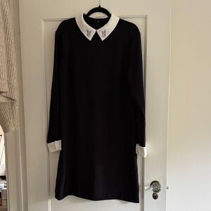 Victoria Beckham for Target Black Dress with White Accents